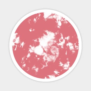 Pink watermelon Storm - Tie Dye Shibori Texture Magnet